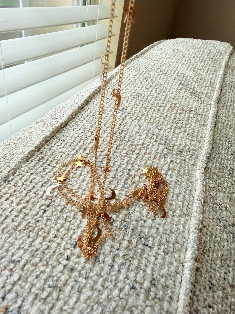 Gold Moon & Star Layered Hair Accessories Hair Brooch Pin